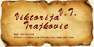 Viktorija Trajković vizit kartica